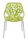 LeisureMod Modern Asbury Dining Chair with Chromed Legs, Set of 2